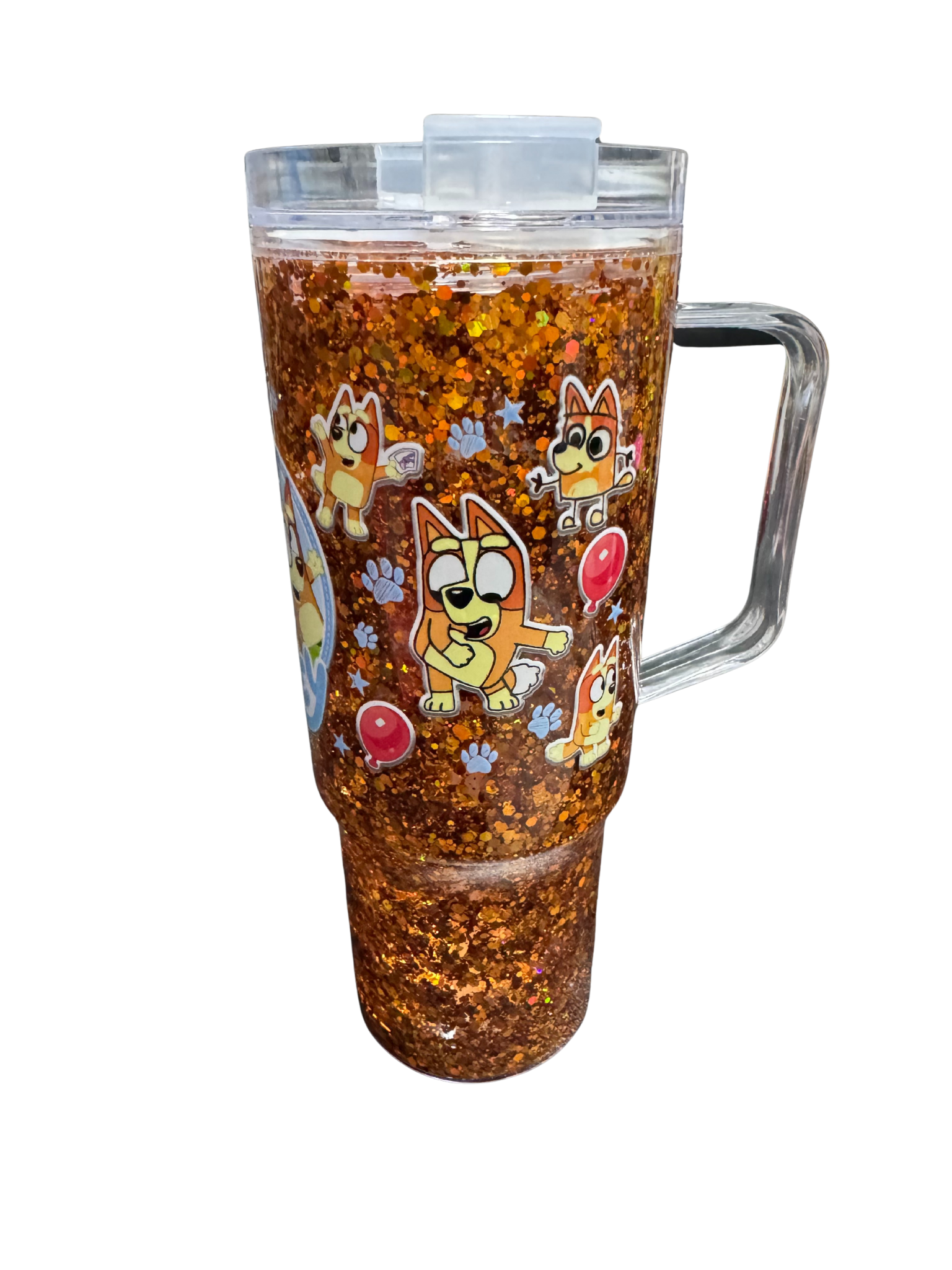 Bluey Orange 40 oz tumbler