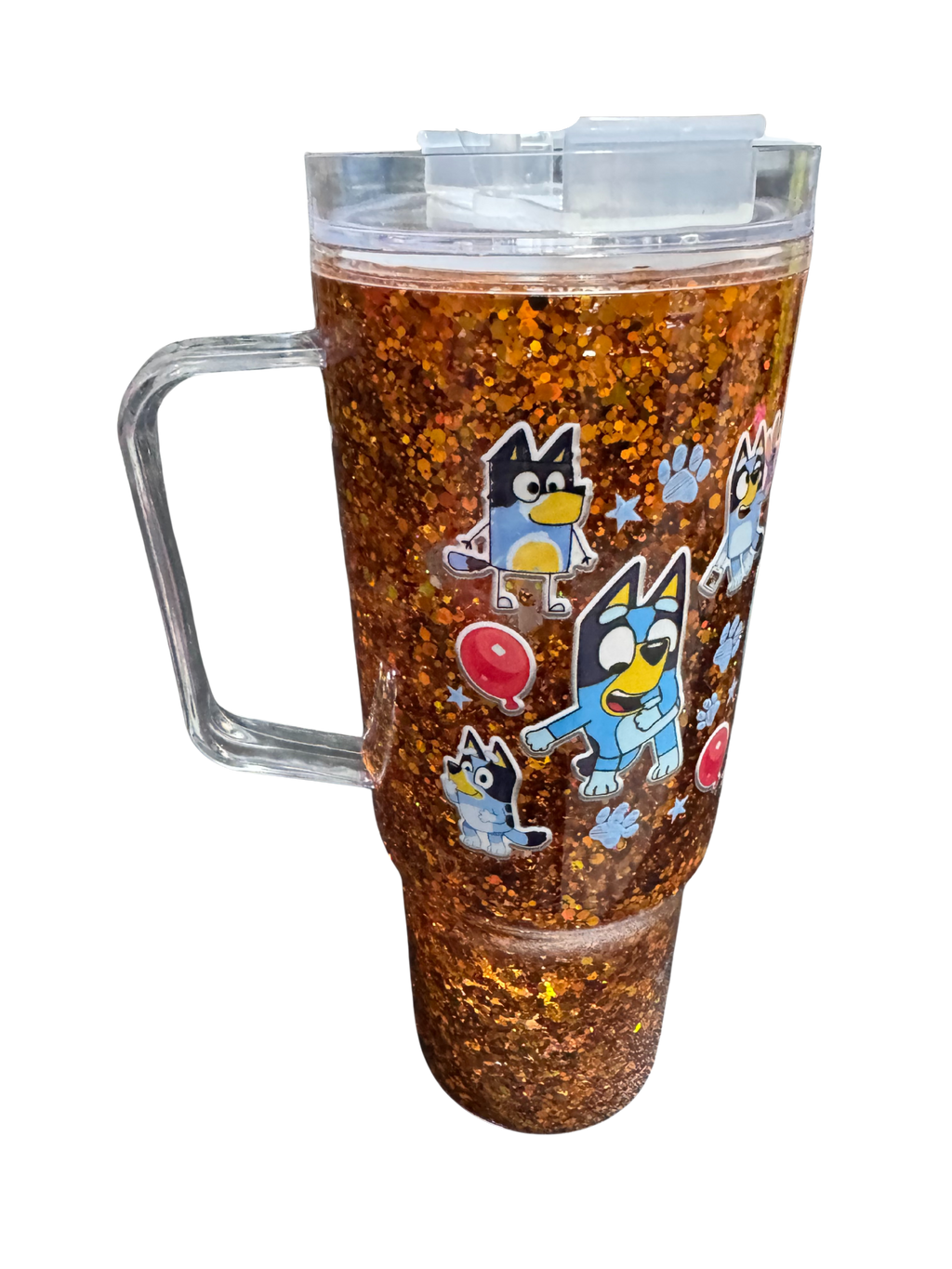 Bluey Orange 40 oz tumbler