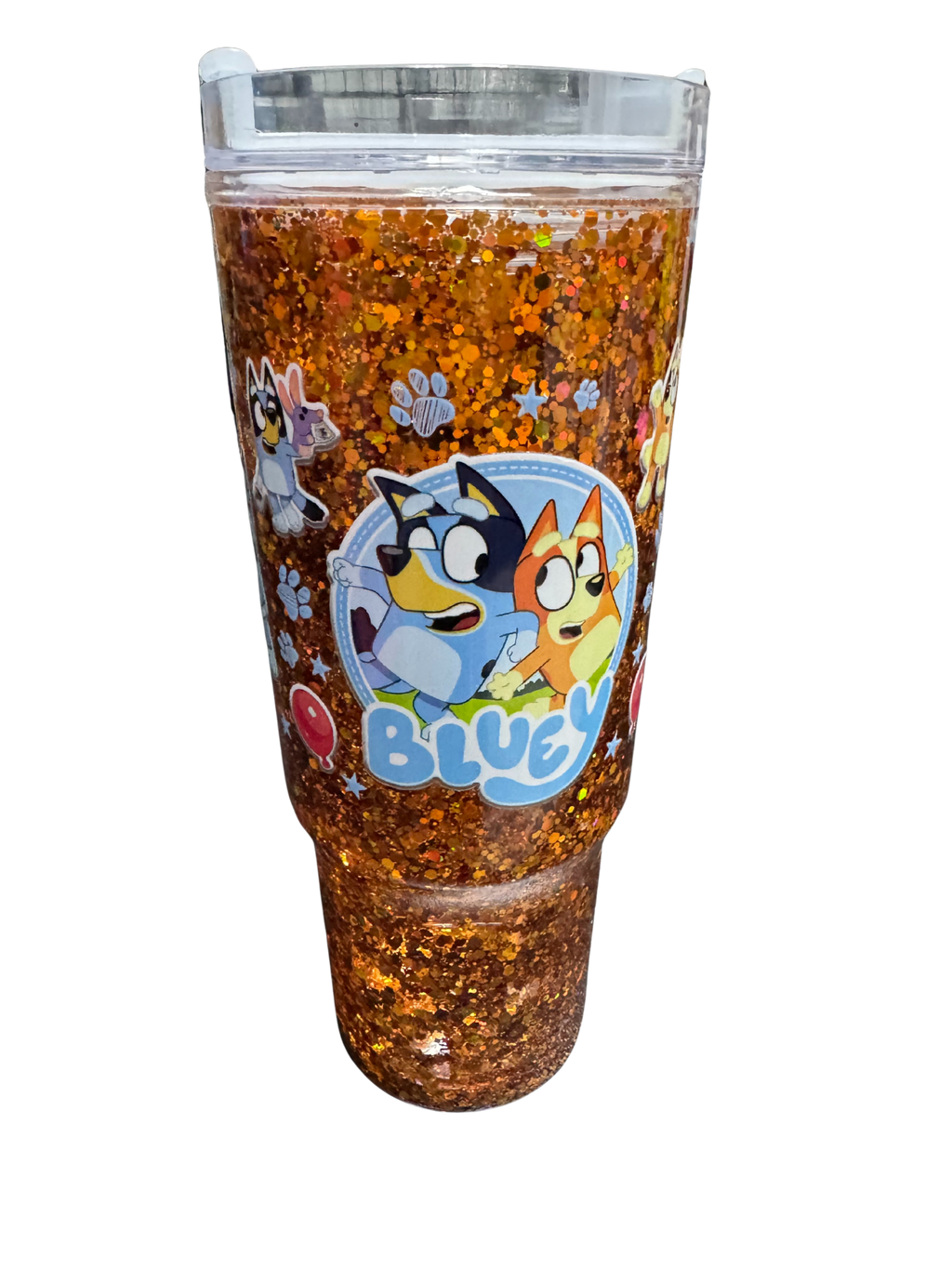 Bluey Orange 40 oz tumbler