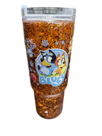 Bluey Orange 40 oz tumbler